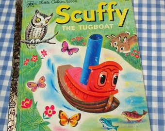 Scuffy the tugboat | Etsy