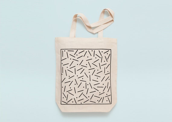 SHAPIRO - Screen printed canvas fair trade eco-tote bag