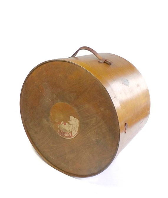 Antique Wooden Hat Box SS Majestic 1890's White Star Line