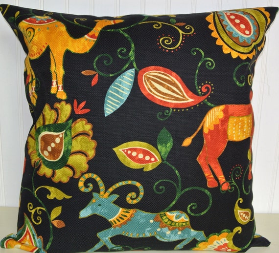 Animal Print Pillow Cover 18x18 or 20x20 by CodyandCooperDesigns