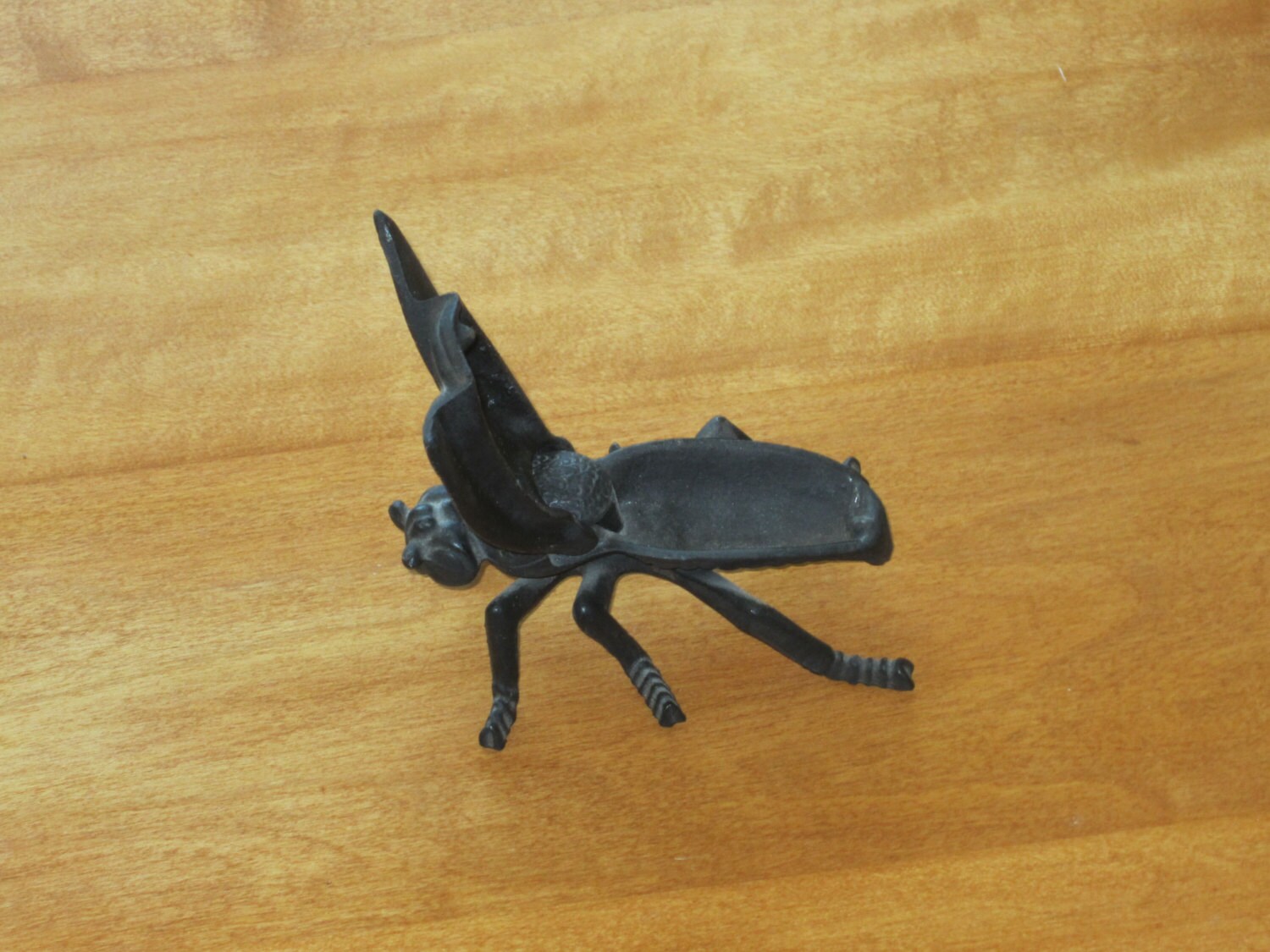 Black Cast Iron Fly Ashtray