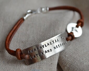 Two Line Medical Alert Bracelet - Customize with your own personal details
