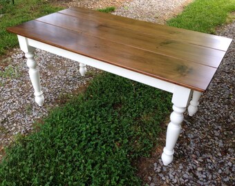 Rustic Farmhouse Table, Dining Room Table