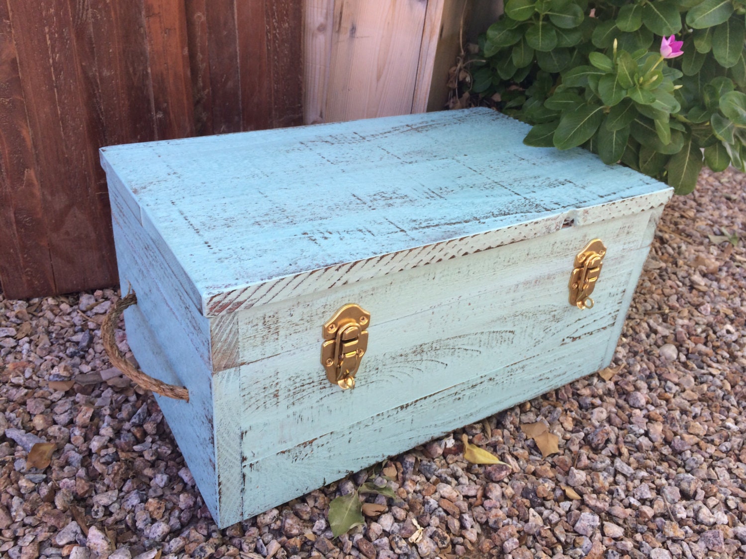 Blue Barn Wood Memory Trunk Cedar