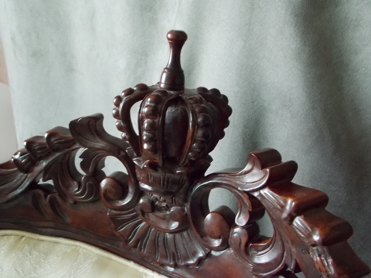 Hand Carved Mahogany Victorian Dining Room Chair