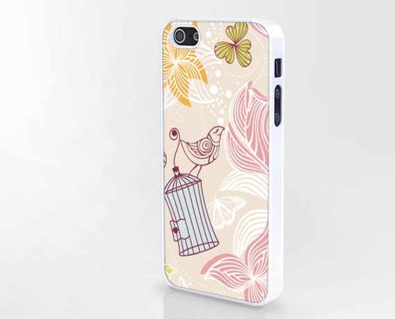 spring iphone case,flower iphone 4 case,bird iphone 4s case,pink iphone 5s case,drawing iphone 5 case,iphone 5c case,cartoon case