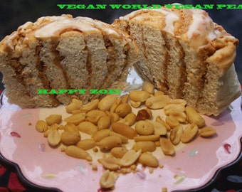Vegan Peanut Butter Buns with Roasted Peanuts 5 pcs!