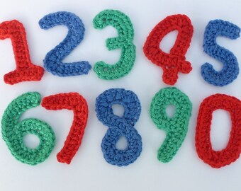 to 8 number crochet how Etsy number Crochet