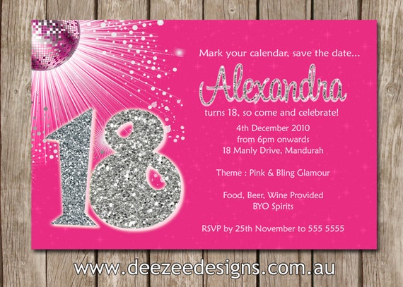 Personalised 18Th Birthday Invitations 10