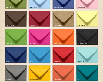 No.17 Mini Gift Card Envelopes (2 11/16 x 3 11/16) - LUX Collection - (50 Qty.)