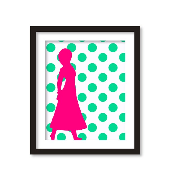 Frozen Anna Silhouette of disney princess in by babiesartroom
