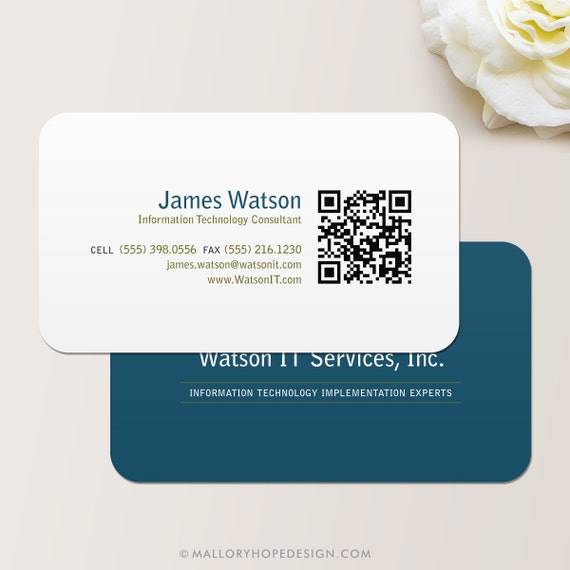 qrcode business card