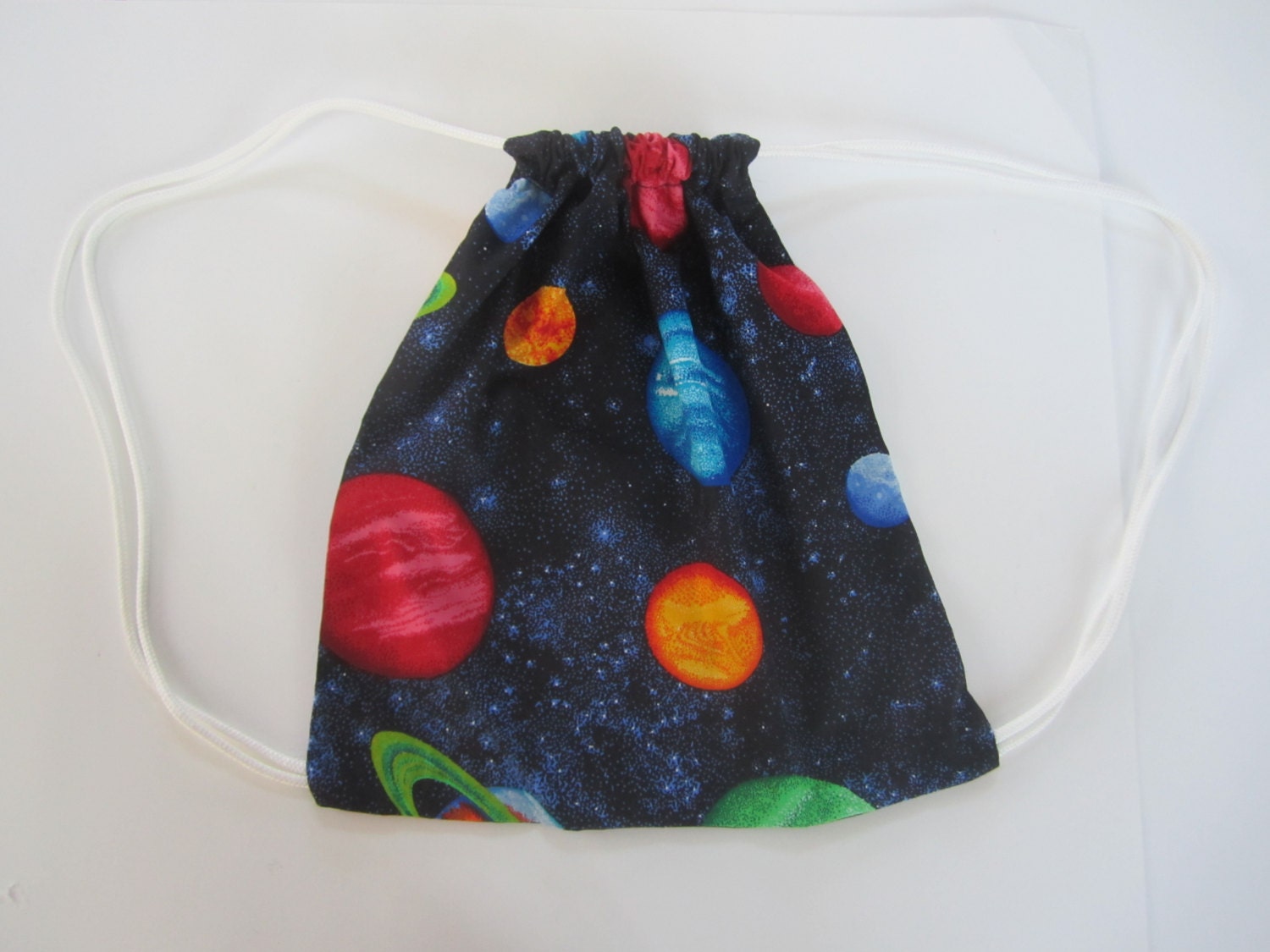 Outer space Drawstring Bag library bag travel bag