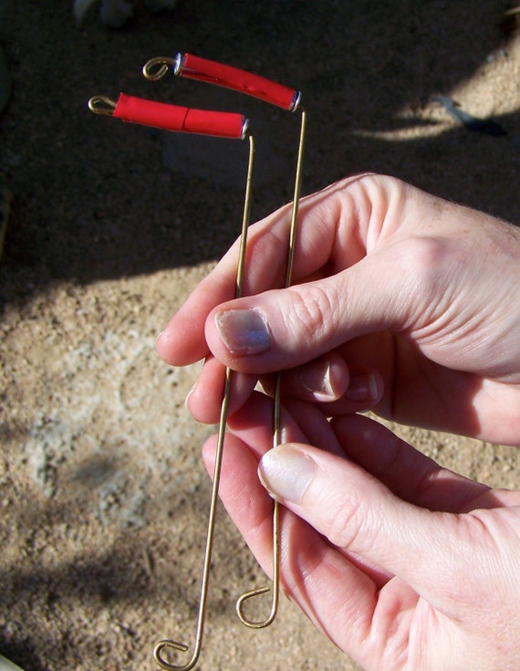 Copper dowsing rods for finding pipes water and by jasperhound
