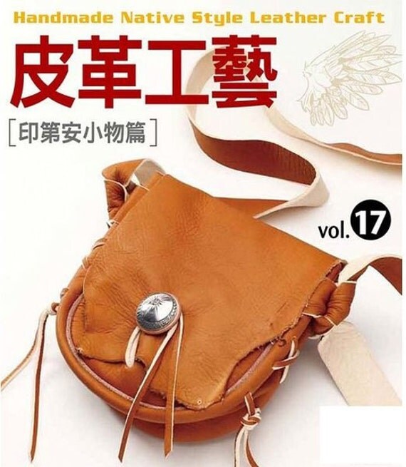 Handmade Native Style Leather Craft Japanese Craft Book In