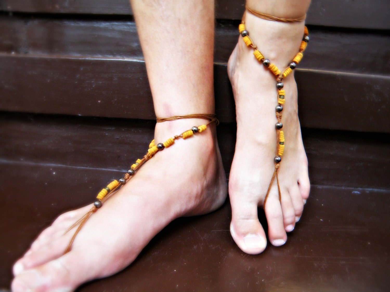 Sandales hommes nus homme nu-pieds sandale hippie par ZAPrix