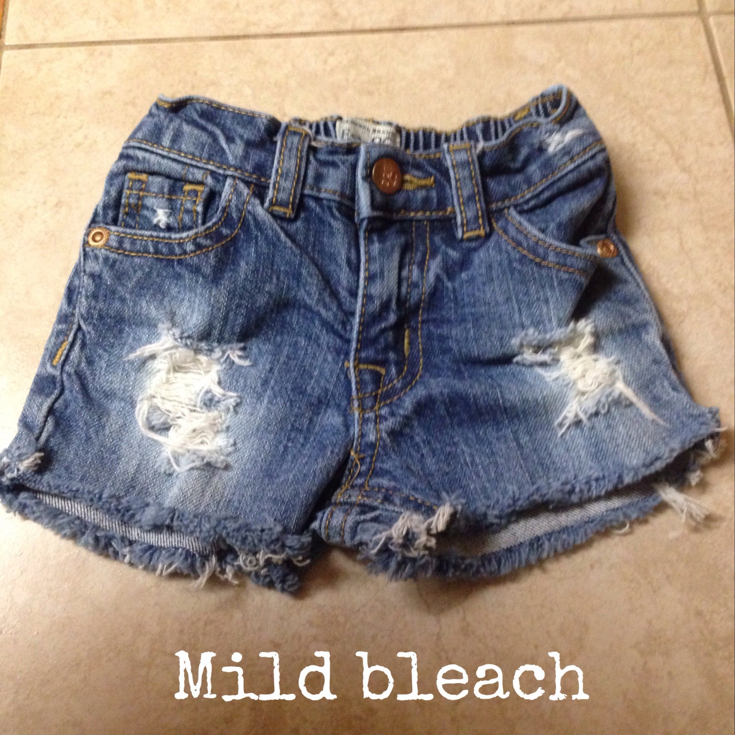Baby girl distressed cut off jean shorts hipster shorts