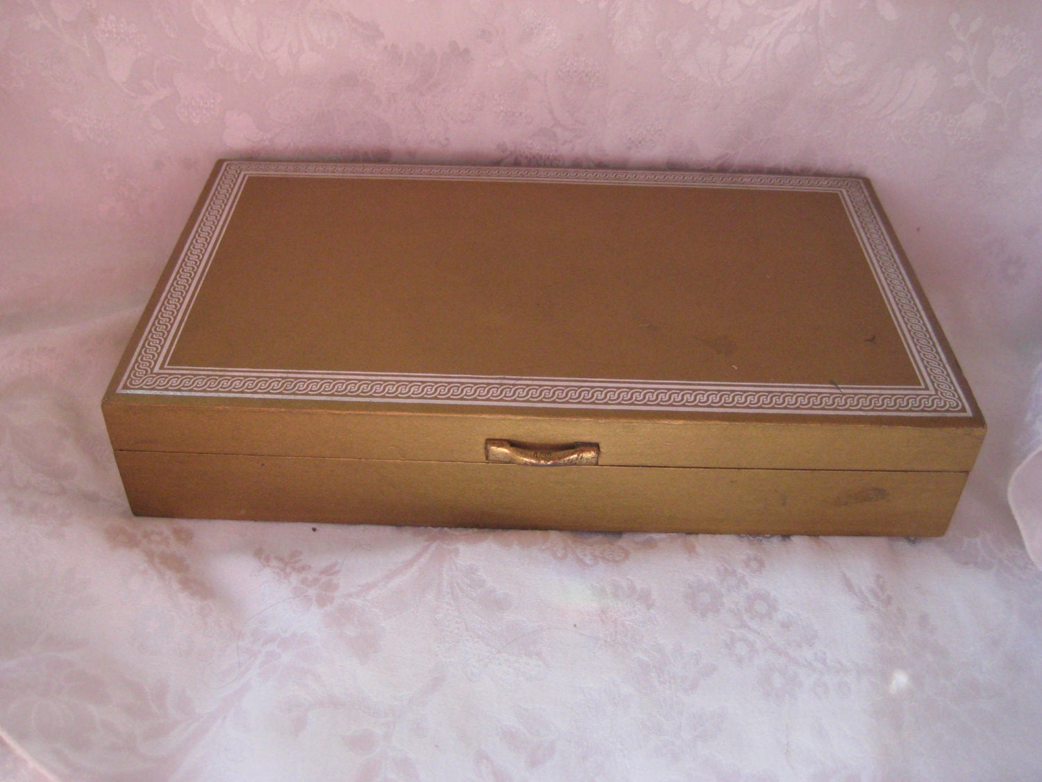 Baroque style jewelry box, dresser top jewelry box, gold jewelry box ...