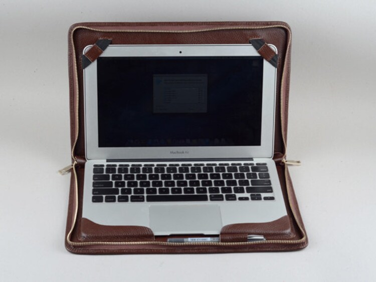 13 inch Apple Macbook Air Leather Carrying Business by leathercase