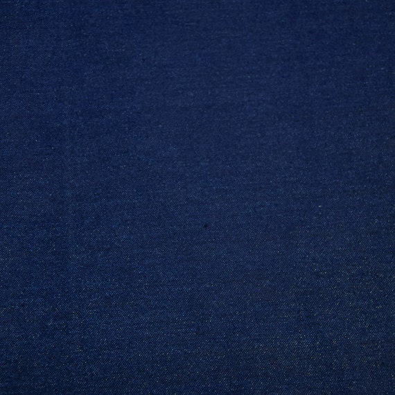 Solid Blue Denim Fabric by the yard or wholesale Denim Fabric