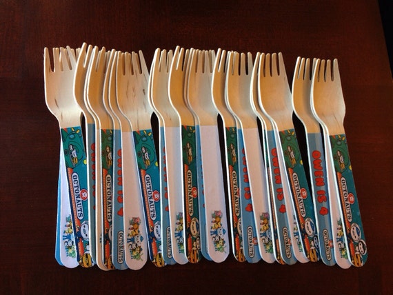 24 Wooden Forks or Spoons- Octonauts Il_570xn