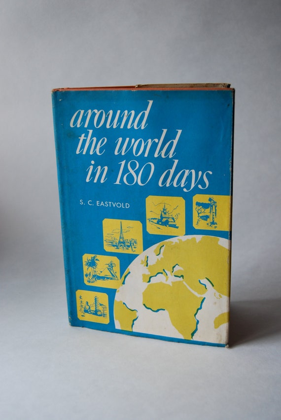 Vintage Book Around the World in 180 Days Dr. S.C. Eastvold