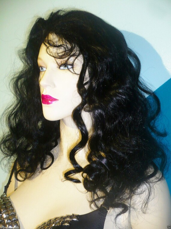 Full Lace Thin Skin Wig 100% Human Hair Indian Remi Remy Black