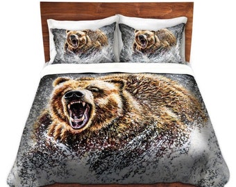 Popular items for bear duvet cover on Etsy