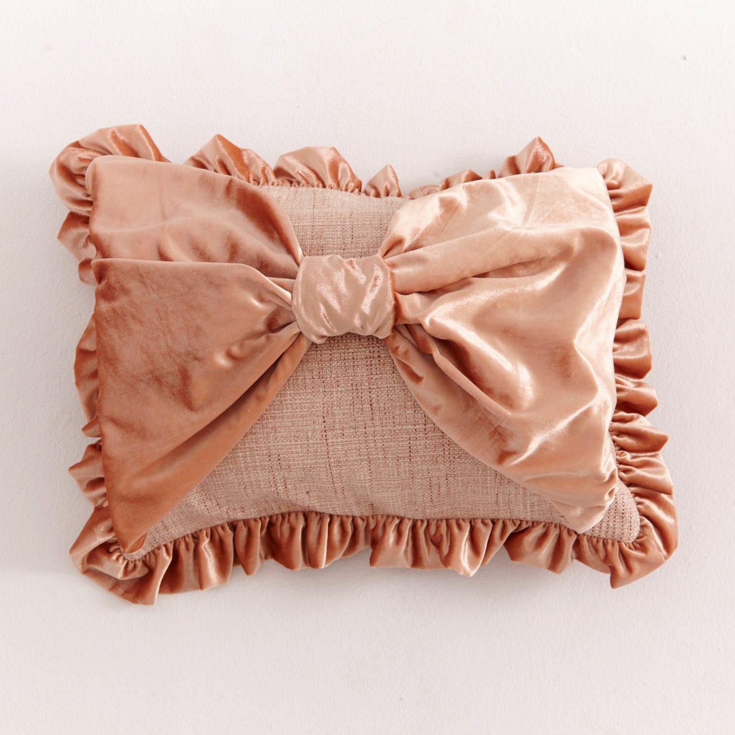 VELVET PILLOW SHAM.Blush Pillow Cover.Silk Velvet by CloudHunterCo