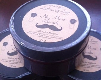 9 oz. All Natural Shaving Soap, Fragrance Free