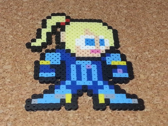 Zero Suit Samus Bead Sprite Super Smash by DCBPerlerSprites