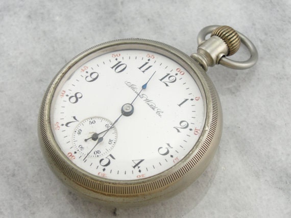 Railroad Grade Illinois Pocket Watch Circa 1905 sku by MSJewelers