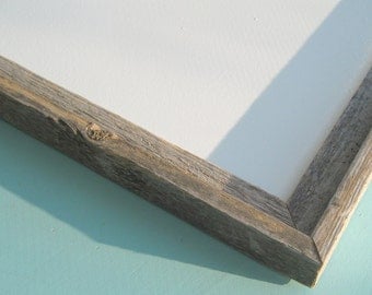 Rustic Framed Dry Erase Board / Reclaimed Wood / White Board / Distressed Wood / Industrial / Custom Made/ Framhouse Decor/ Memo Board