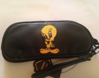 Tweety Leather EyeGlass Case Sunglasses Tweety Bird