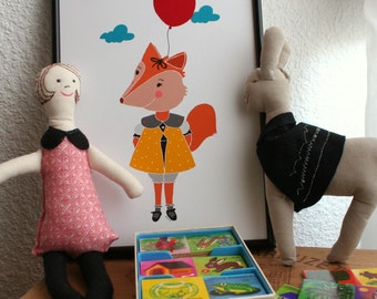 Baby Fox Print.
