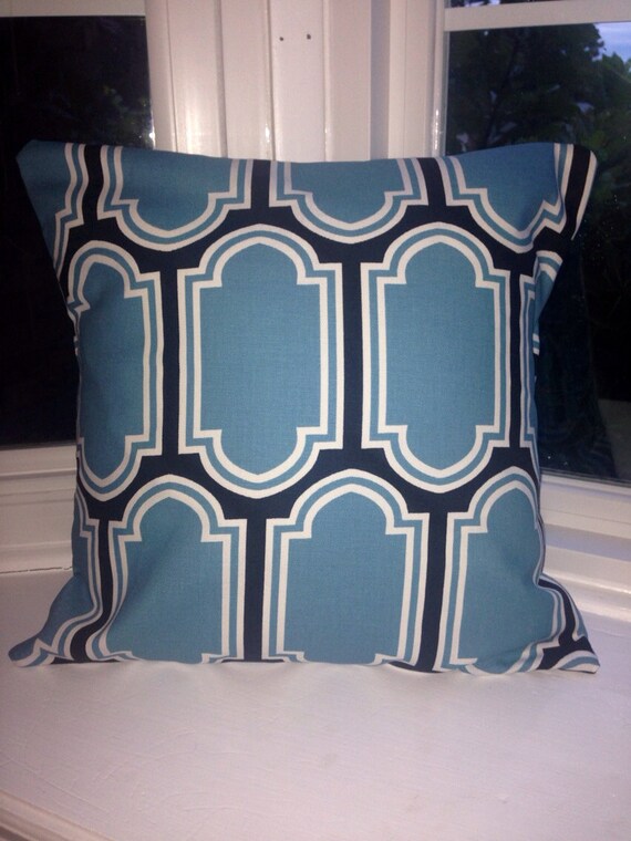 Items similar to 16x16 Pillow Cover Blue Cluster on Etsy