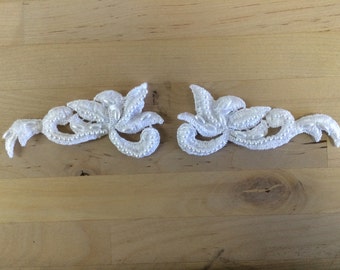 Venise Beaded Bridal Appliques