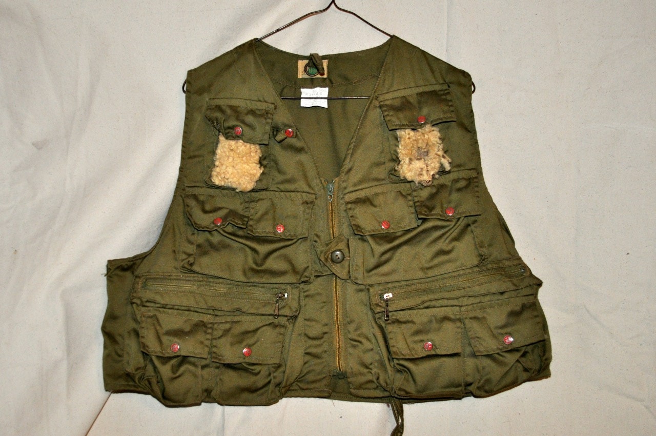 Vintage IDEAL Fishing Vest Great Gift for Fisherman