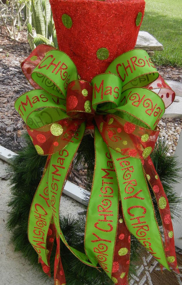 Sale Christmas Top Hat Tree Topper or Table Decoration