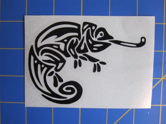 Chameleon Decal/Sticker 4X3 by AmysStickerStore on Etsy