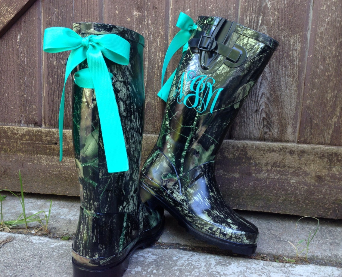 Download Black Camo Rain Boots with Your Choice of Custom by ...