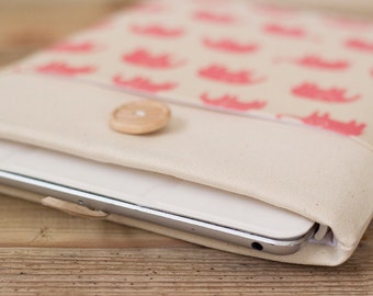 Macbook Air sleeve 13 inch Macbook Pro Retina case, 13" Custom Laptop sleeve / Pink Elephant