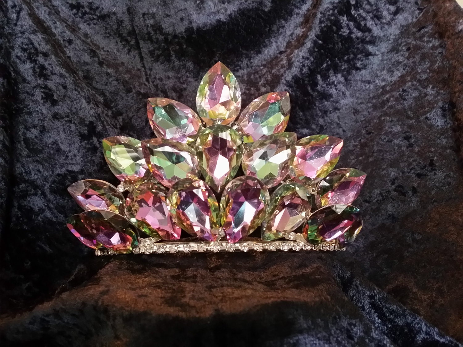 Irish Dance Tiara with Large Crystals