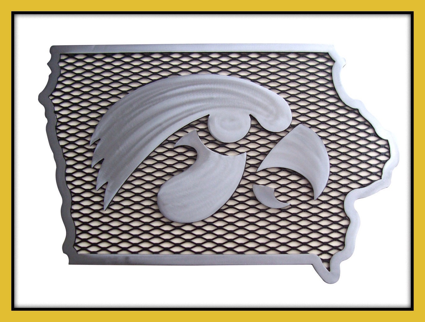 Iowa Hawkeye Metal Wall Art