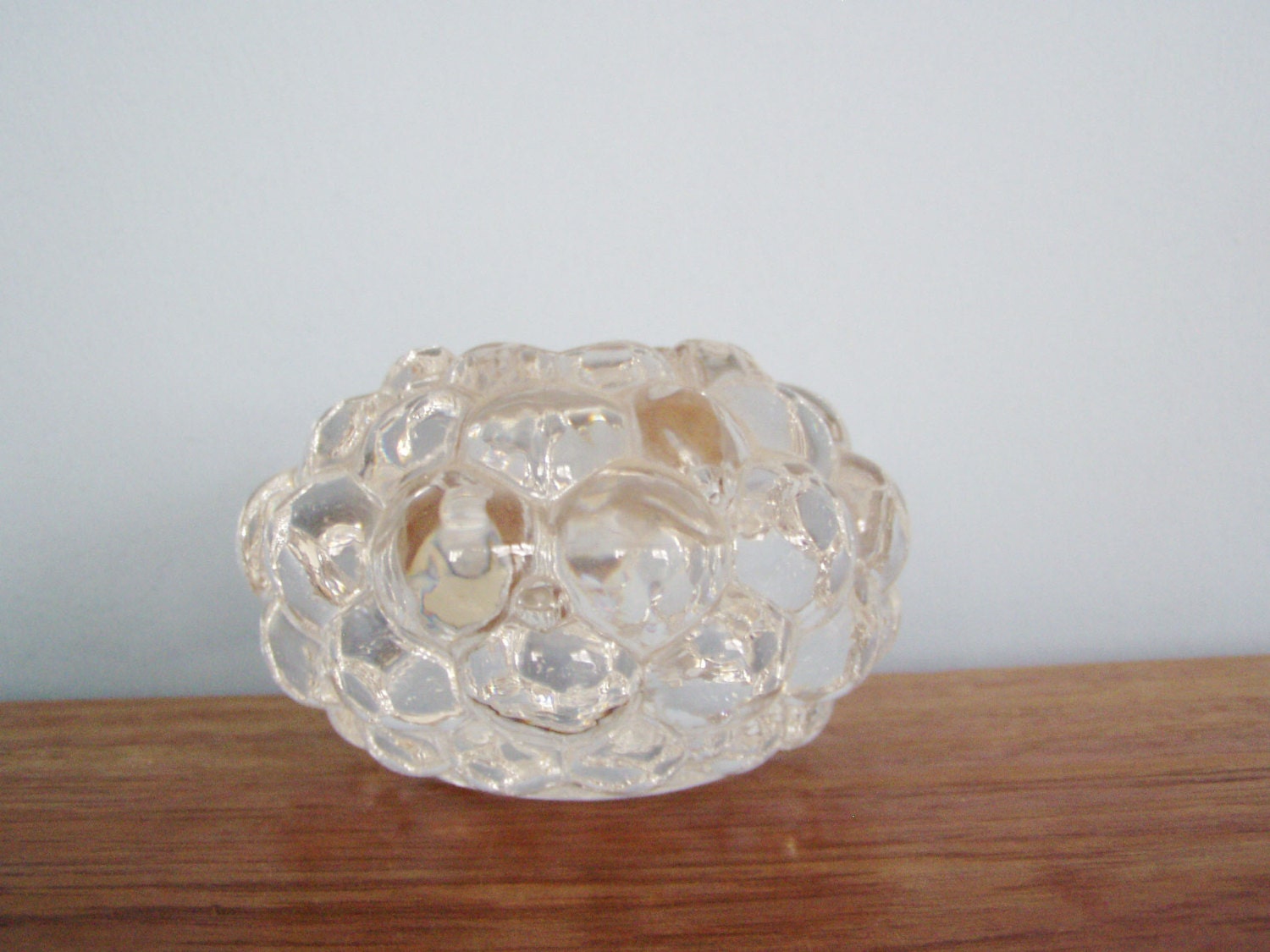 Vintage crystal tea light candle holder vintage Orrefors