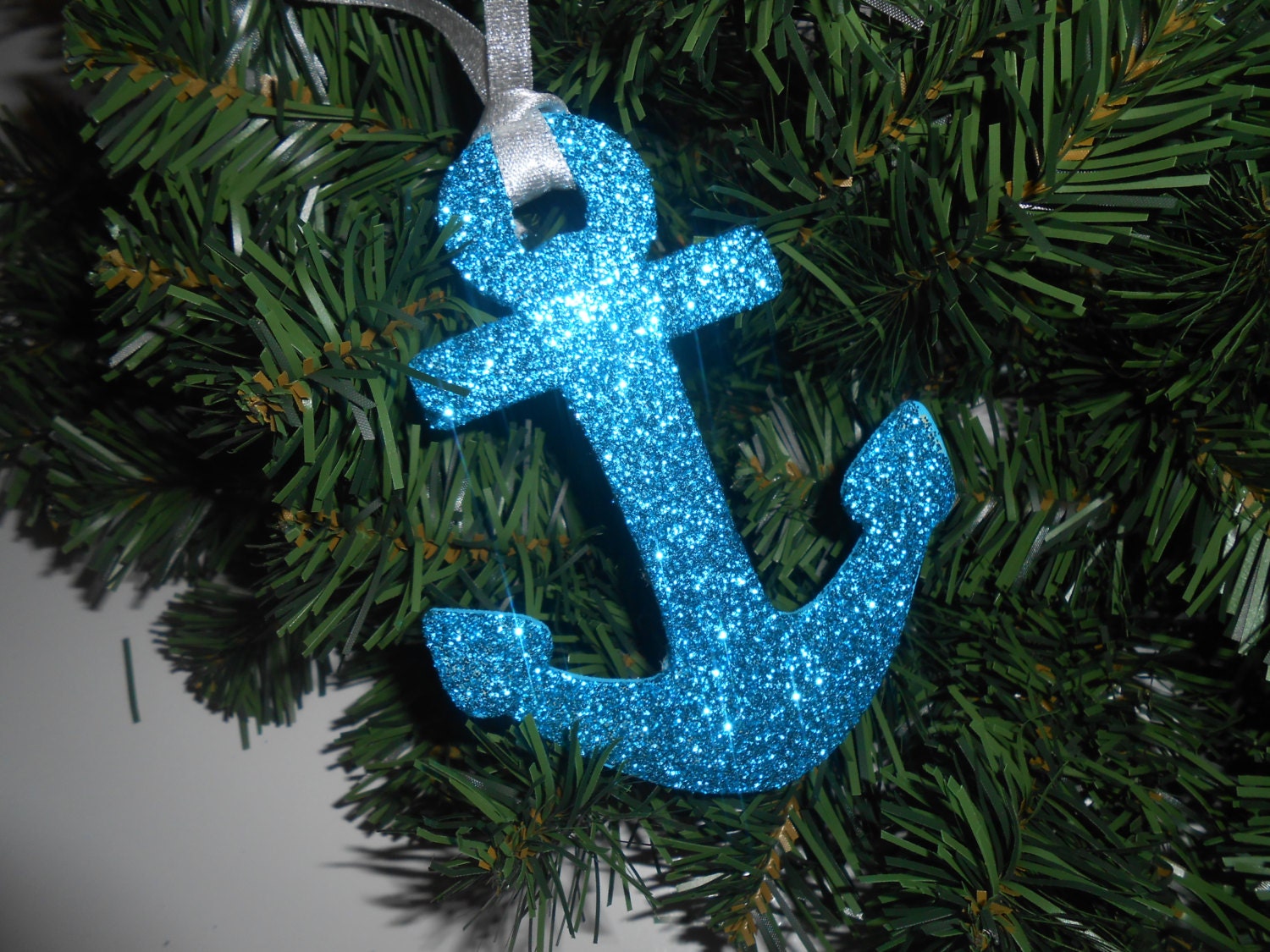 Anchor Ornament Beach Christmas Ornament Nautical