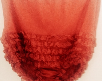 Vintage 1950s Ruffled Panties Pin-up rockabilly sissy panties bloomers