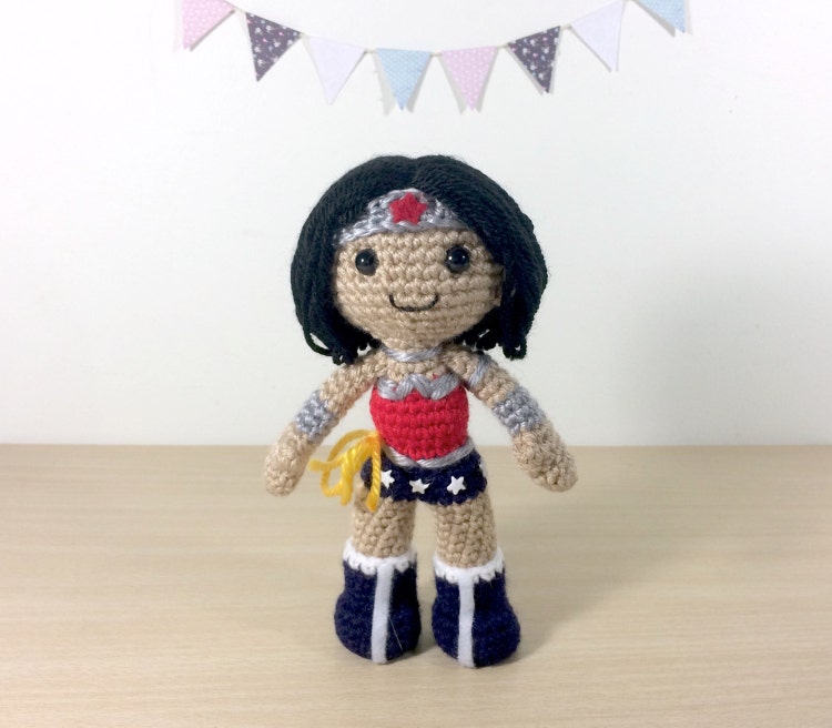 Wonder Woman Amigurumi Crochet Doll Pattern by 53Stitches ...