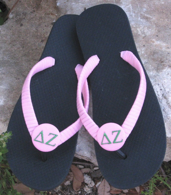 Sorority Gifts, Flip Flops, Big SisterLittle Sister Gift, Custom ...