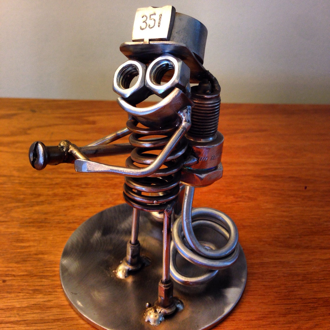 Firefighter Metal Art Boogie